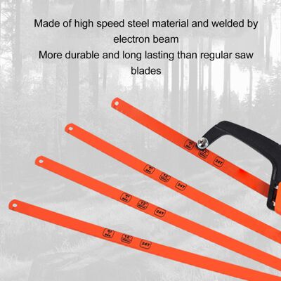 Unbranded 10 Pcs 12in 24tpi HSS Hacksaw Blades Unbranded 10 Pcs 12in 24tpi HSS Hacksaw Blades