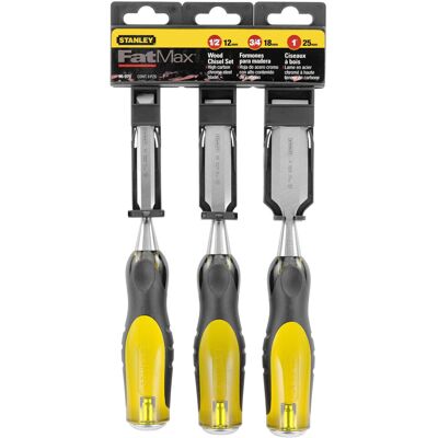 Stanley 16-268 FatMax Wood Chisel Set, 3-Piece Stanley 16-268 FatMax Wood Chisel Set, 3-Piece