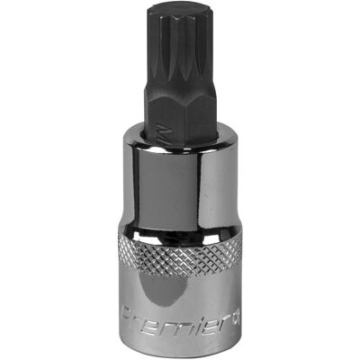 Sealey M12 Socket Wrench - Chrome Vanadium, 1/2" Drive, Mirror Finish - Socket Wrench Sealey M12 Socket Wrench - Chrome Vanadium, 1/2" Drive, Mirror Finish - Socket Wrench