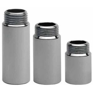Invena (80mm) 1/2" Bsp (15mm) Pipe Thread Extension Female X Male Chrome Brass Various Invena (80mm) 1/2" Bsp (15mm) Pipe Thread Extension Female X Male Chrome Brass Various