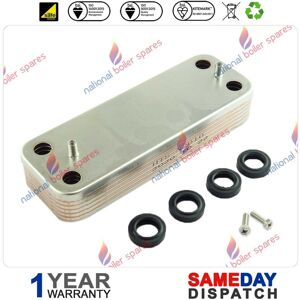 HTS Potterton Performa 24 Eco HE DHW Hot Water Plate Heat Exchanger 248046 7225724 HTS Potterton Performa 24 Eco HE DHW Hot Water Plate Heat Exchanger 248046 7225724