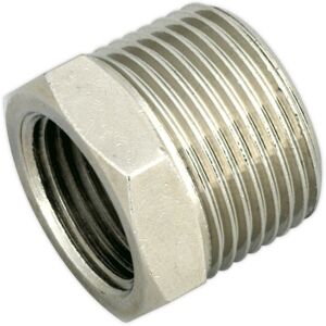 Loops Air Tool Adaptor - 3/4" BSPT Male to 1/2" BSP Female - Hexagon Nipple Connector Loops Air Tool Adaptor - 3/4" BSPT Male to 1/2" BSP Female - Hexagon Nipple Connector
