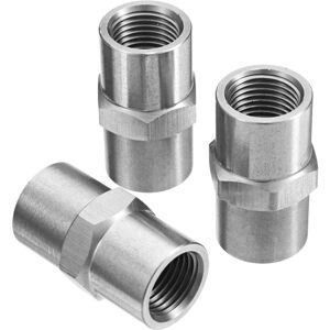 GreenZech 3pcs 1/8 Inch NPT Female Thread Fitting PCP CO2 Air Hose Pipes Hex Nipple Fittin GreenZech 3pcs 1/8 Inch NPT Female Thread Fitting PCP CO2 Air Hose Pipes Hex Nipple Fittin
