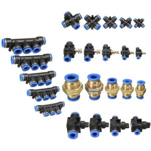 GreenZech (12mm, Type 5) Pneumatic Connector Pneumatic Push In Fittings for Air/Water Hose GreenZech (12mm, Type 5) Pneumatic Connector Pneumatic Push In Fittings for Air/Water Hose