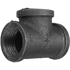 GreenZech (1 Inch) 1/2" 3/4" 1" Equal Tee 3 Way Pipe Malleable Iron Black Pipes Fittings F GreenZech (1 Inch) 1/2" 3/4" 1" Equal Tee 3 Way Pipe Malleable Iron Black Pipes Fittings F