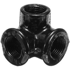 GreenZech 3/4 Inch Side Outlet Malleable Iron Elbow 90 Threaded Cross Pipes Fittings Conne GreenZech 3/4 Inch Side Outlet Malleable Iron Elbow 90 Threaded Cross Pipes Fittings Conne