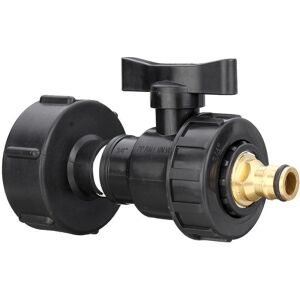 GreenZech 3/4'' Tank Drain Adapter Nozzle Thread Outlet Tap Water Connector Replacement PP GreenZech 3/4'' Tank Drain Adapter Nozzle Thread Outlet Tap Water Connector Replacement PP