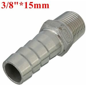 GreenZech (15mm) 3/8 Inch Male Thread Pipe Barb Hose Tail Connector Adapter 6mm To 15mm GreenZech (15mm) 3/8 Inch Male Thread Pipe Barb Hose Tail Connector Adapter 6mm To 15mm