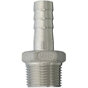 GreenZech (15mm) 3/4 Inch Male Thread Pipe Barb Hose Tail Connector Adapter 15mm To 25mm GreenZech (15mm) 3/4 Inch Male Thread Pipe Barb Hose Tail Connector Adapter 15mm To 25mm