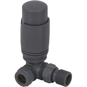 NRG Corner TRV Thermostatic Radiator Valves Central Heating Taps Anthracite NRG Corner TRV Thermostatic Radiator Valves Central Heating Taps Anthracite