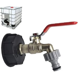 Unbranded Tank Tap 1000l S60x6 Ibc Tap Connector With 1/2" Hose Connector, Drain Tank Unbranded Tank Tap 1000l S60x6 Ibc Tap Connector With 1/2" Hose Connector, Drain Tank