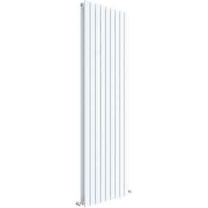 Balterley Square Vertical Double Panel Radiator - 1800mm x 528mm - 5810 BTU - Satin White Balterley Square Vertical Double Panel Radiator - 1800mm x 528mm - 5810 BTU - Satin White