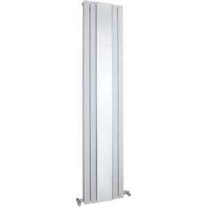 Balterley Square Vertical Double Panel Radiator with Mirror - 1800mm x 354mm - 3344 BTU - Balterley Square Vertical Double Panel Radiator with Mirror - 1800mm x 354mm - 3344 BTU -