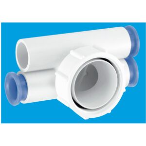 McAlpine R12 Four Way Connector 1½" loose nut x four connections for 19mm pipe, McAlpine R12 Four Way Connector 1½" loose nut x four connections for 19mm pipe,