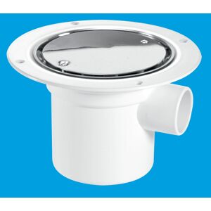 McAlpine TSG3SS 75mm Water Seal Trapped Gully, Clamp Ring and Cover Plate, 1½" S McAlpine TSG3SS 75mm Water Seal Trapped Gully, Clamp Ring and Cover Plate, 1½" S
