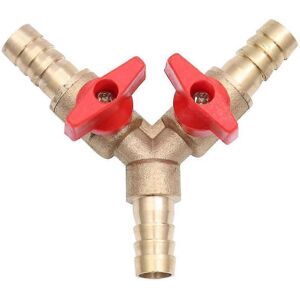 Unbranded 10mm Brass Ball Valve 3 Way Y Ball Valve Barb Hose Connector Adapter for Faucet Unbranded 10mm Brass Ball Valve 3 Way Y Ball Valve Barb Hose Connector Adapter for Faucet