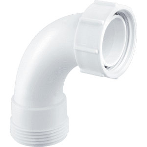 McAlpine Z1 2" 90? Bend - BSP Male Thread x BSP Coupling Nut McAlpine Z1 2" 90? Bend - BSP Male Thread x BSP Coupling Nut