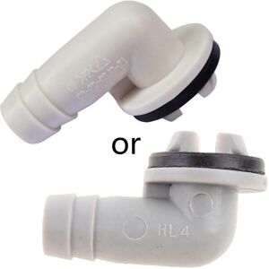 Unbranded (As show, One size) For Air Conditioner System Drain Hose Connector Elbow 0.59i Unbranded (As show, One size) For Air Conditioner System Drain Hose Connector Elbow 0.59i