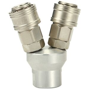 GreenZech (2 Way) 1Pcs 2/3Way 12mm CR-V Air Pump High Pressure Self Locking Quick Connecto GreenZech (2 Way) 1Pcs 2/3Way 12mm CR-V Air Pump High Pressure Self Locking Quick Connecto