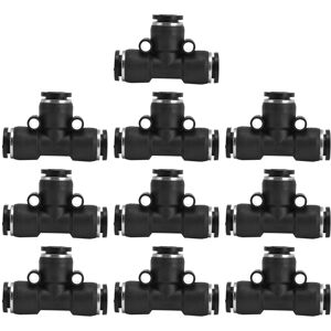 Unbranded 10pcs Pneumatic Tube Fitting Durable PVC Stable Unbranded 10pcs Pneumatic Tube Fitting Durable PVC Stable