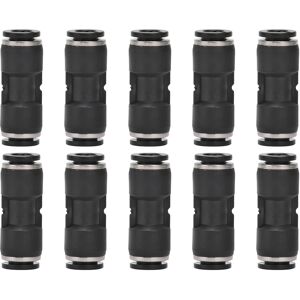 Unbranded 10Pcs Pneumatic Connectors Straight Push Pipe Unbranded 10Pcs Pneumatic Connectors Straight Push Pipe
