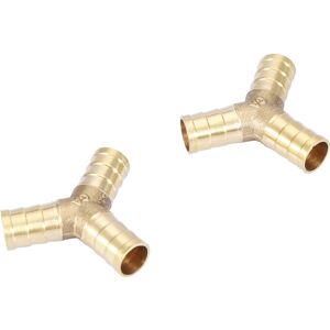 Unbranded Brass Y 3-Way Hose Barbed Connector Joiner Fitting Unbranded Brass Y 3-Way Hose Barbed Connector Joiner Fitting