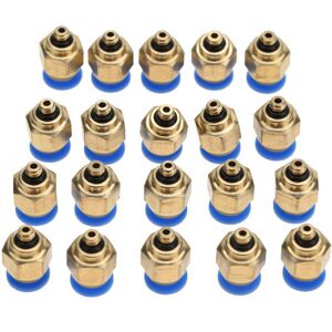 Unbranded 6mm OD Tube Push Fit Male Threaded Connectors Unbranded 6mm OD Tube Push Fit Male Threaded Connectors