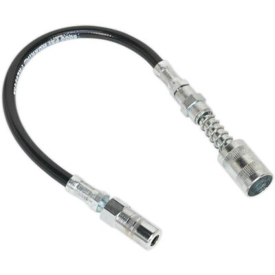 Loops 300mm Flexible Rubber Delivery Hose - 1/8" BSP - 4-Jaw Connector - Quick Release Loops 300mm Flexible Rubber Delivery Hose - 1/8" BSP - 4-Jaw Connector - Quick Release