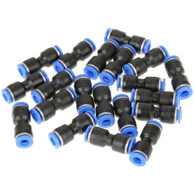 Unbranded 20pcs 6mm Tube OD 1/4'' Pneumatic Straight Push Unbranded 20pcs 6mm Tube OD 1/4'' Pneumatic Straight Push