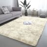 Shaggy Rugs LTD (50 x 80 cm (1 ft 6 in x 2 ft 6 in), Cream) Non Slip Rug Fluffy Shaggy Thick Are