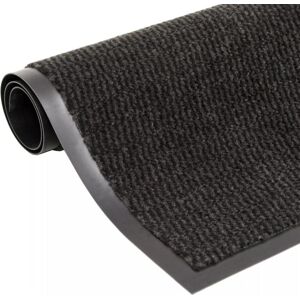 vidaXL Dust Control Mat Rectangular Tufted 120x180cm Black Welcome Carpet Rug vidaXL Dust Control Mat Rectangular Tufted 120x180cm Black Welcome Carpet Rug