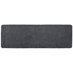 JVL Tanami Two tone Fleck Barrier Runner Door Mat, Charcoal, 50 x 150 cm JVL Tanami Two tone Fleck Barrier Runner Door Mat, Charcoal, 50 x 150 cm