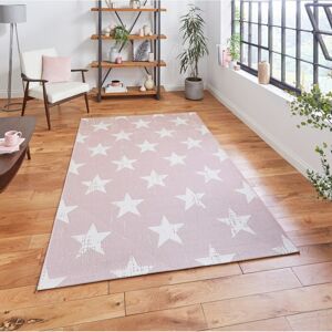 Think Rugs (120x170cm) Santa Monica 48648 Indoor Outdoor Star Rug in Rose Cream Think Rugs (120x170cm) Santa Monica 48648 Indoor Outdoor Star Rug in Rose Cream