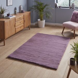 Think Rugs (80x150cm) Teddy Shaggy Rugs in Lavender Soft Plain Polyester Mats Think Rugs (80x150cm) Teddy Shaggy Rugs in Lavender Soft Plain Polyester Mats