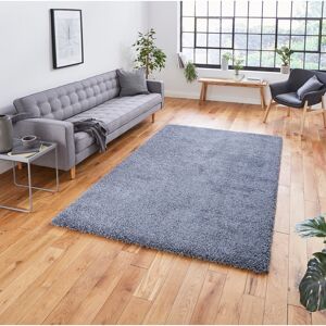 Think Rugs (200x290cm) Sierra 9000 Shaggy Rugs in Slate Grey Dense Soft Polypropylene Mats Think Rugs (200x290cm) Sierra 9000 Shaggy Rugs in Slate Grey Dense Soft Polypropylene Mats