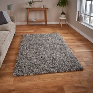 Think Rugs Vista Shaggy Hallway Runners 3547 Silver Thick Soft High Pile Mats 60x220cm Think Rugs Vista Shaggy Hallway Runners 3547 Silver Thick Soft High Pile Mats 60x220cm