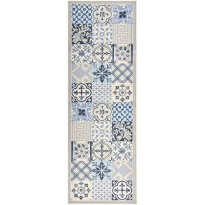 vidaXL Kitchen Floor Mat Washable Mosaic 60x180 cm - Floor Type vidaXL Kitchen Floor Mat Washable Mosaic 60x180 cm - Floor Type