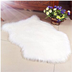 Living And Home (White) Shaggy Fluff Rug Bedroom Carpet Floor Mat Anti-Skid Living Room Rugs Living And Home (White) Shaggy Fluff Rug Bedroom Carpet Floor Mat Anti-Skid Living Room Rugs