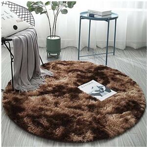 Unbranded (Coffee, 80*80CM) Circle Round Soft Fluffy Area Mat Anti-Slip Shaggy Rug Home Fl Unbranded (Coffee, 80*80CM) Circle Round Soft Fluffy Area Mat Anti-Slip Shaggy Rug Home Fl