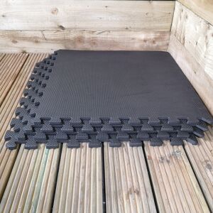 Samuel Alexander 16 Piece EVA Foam Floor Protective Tiles / Mats 60x60cm Each Set For Gyms, Garag Samuel Alexander 16 Piece EVA Foam Floor Protective Tiles / Mats 60x60cm Each Set For Gyms, Garag