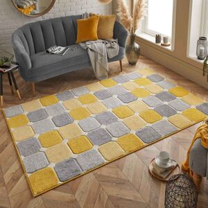 ORIENTAL WEAVERS (6. 172J Box - Yellow, 80 x 150 cm) Modern Geometric Floral Abstract Area Rugs C ORIENTAL WEAVERS (6. 172J Box - Yellow, 80 x 150 cm) Modern Geometric Floral Abstract Area Rugs C
