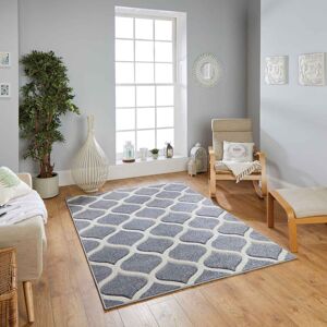 ORIENTAL WEAVERS (13. 1095 1 Trellis - Grey, 120 x 170 cm) Modern Geometric Floral Abstract Area ORIENTAL WEAVERS (13. 1095 1 Trellis - Grey, 120 x 170 cm) Modern Geometric Floral Abstract Area