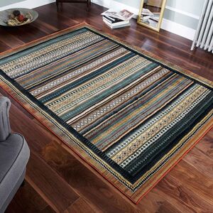 ORIENTAL WEAVERS (Gabbeh Fine Striped - BEIGE, 120 x 180 cm) Modern Tribal Area Rugs Small Extra ORIENTAL WEAVERS (Gabbeh Fine Striped - BEIGE, 120 x 180 cm) Modern Tribal Area Rugs Small Extra