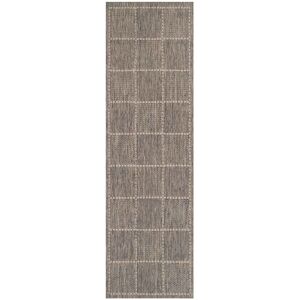 ORIENTAL WEAVERS (Check - Grey, 60 x 230 cm : Runner) Non Slip Outdoor/Indoor Flatweave Rugs Pati ORIENTAL WEAVERS (Check - Grey, 60 x 230 cm : Runner) Non Slip Outdoor/Indoor Flatweave Rugs Pati