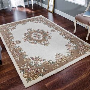 ORIENTAL WEAVERS (CREAM BEIGE, 160 x 235 cm) Traditional Pure Wool Rugs Hall Runner Round Circle ORIENTAL WEAVERS (CREAM BEIGE, 160 x 235 cm) Traditional Pure Wool Rugs Hall Runner Round Circle