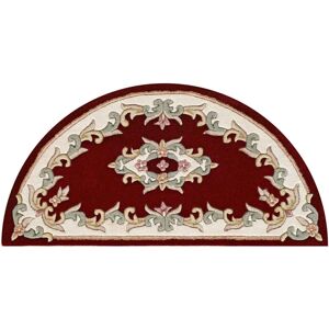 ORIENTAL WEAVERS (RED, Half Moon : 69x137cm) Traditional Pure Wool Rugs Hall Runner Round Circle ORIENTAL WEAVERS (RED, Half Moon : 69x137cm) Traditional Pure Wool Rugs Hall Runner Round Circle