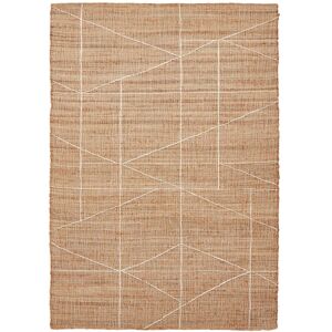 Think Rugs (Geometric - Beige, 150 x 230 cm) Large 100 % Jute Rugs Handmade Eco-friendly Fl Think Rugs (Geometric - Beige, 150 x 230 cm) Large 100 % Jute Rugs Handmade Eco-friendly Fl