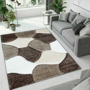 Milano (Brown-Beige, 120 x 170 cm ) Modern Shaggy Hallway Runner Living Room PONA Rugs Milano (Brown-Beige, 120 x 170 cm ) Modern Shaggy Hallway Runner Living Room PONA Rugs