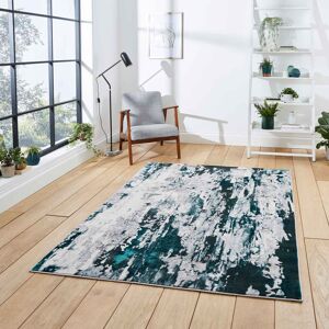 Think Rugs (Grey / Green, 160 x 220 cm) Silver Grey Faded Distressed Rugs Bedroom Living Ro Think Rugs (Grey / Green, 160 x 220 cm) Silver Grey Faded Distressed Rugs Bedroom Living Ro