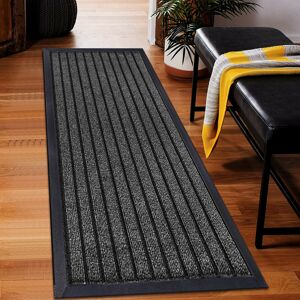 Milano (Grey, 60 x 180 cm ) Heavy Duty Rubber Mat Hall Hallway Kitchen Runner Milano (Grey, 60 x 180 cm ) Heavy Duty Rubber Mat Hall Hallway Kitchen Runner